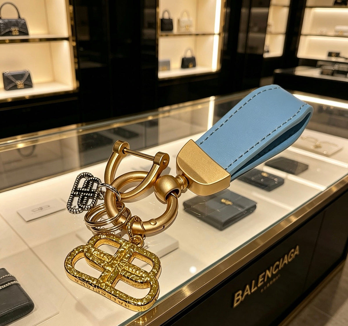 Martin Graham jewelry accessory in polished metal-tone – styled product view