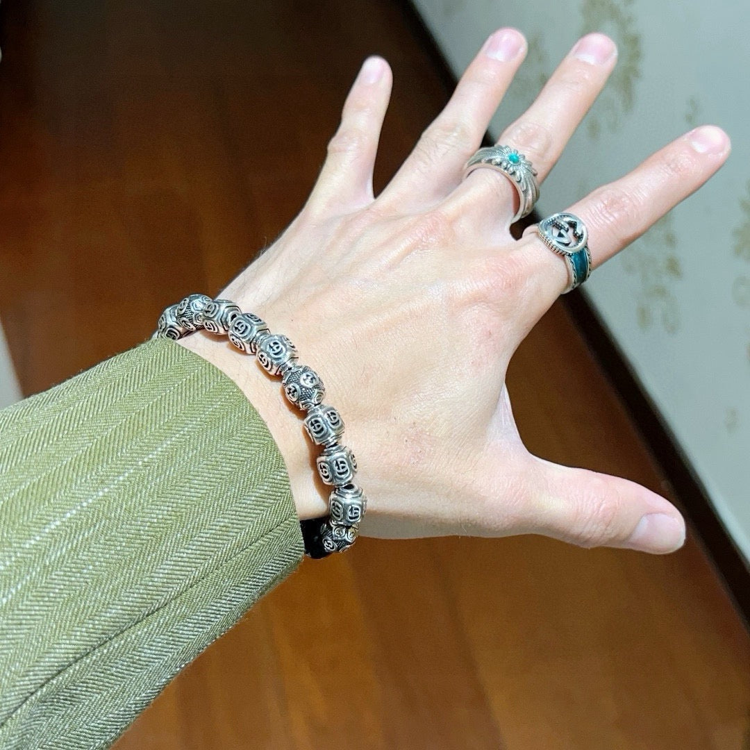 Martin Graham bracelet in polished metal-tone – main product view
