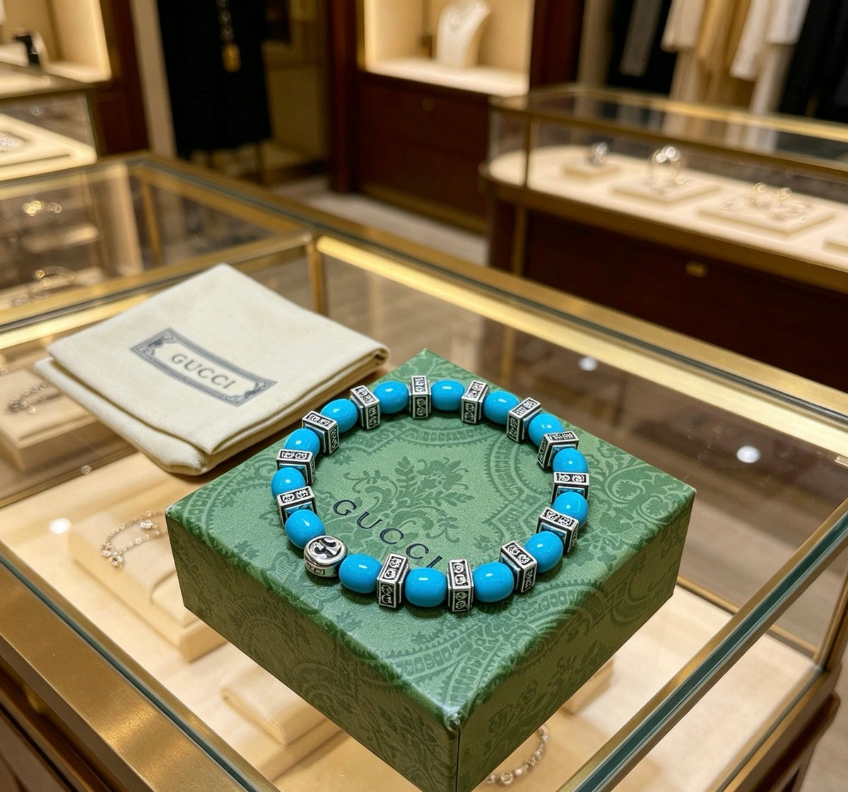 Martin Graham bracelet in polished metal-tone – styled product view
