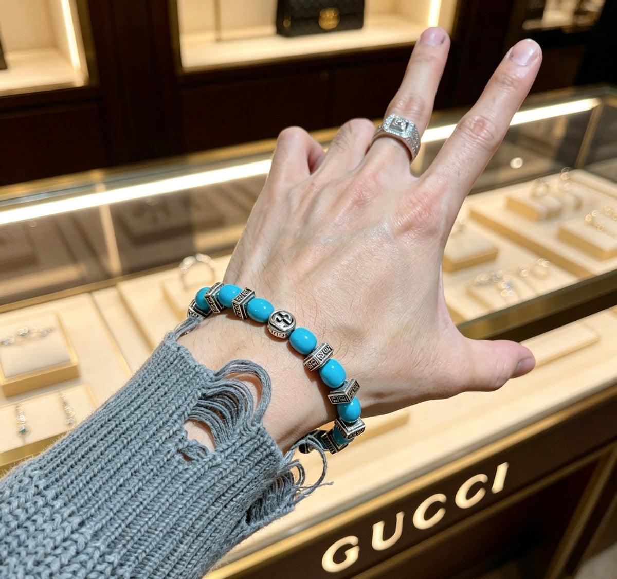 Martin Graham bracelet in polished metal-tone – main product view