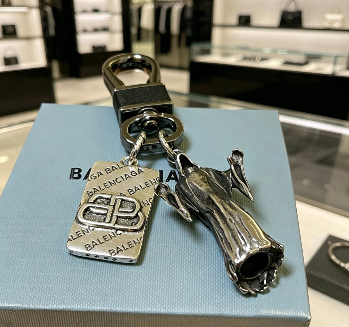 Martin Graham jewelry accessory in polished metal-tone – front product view