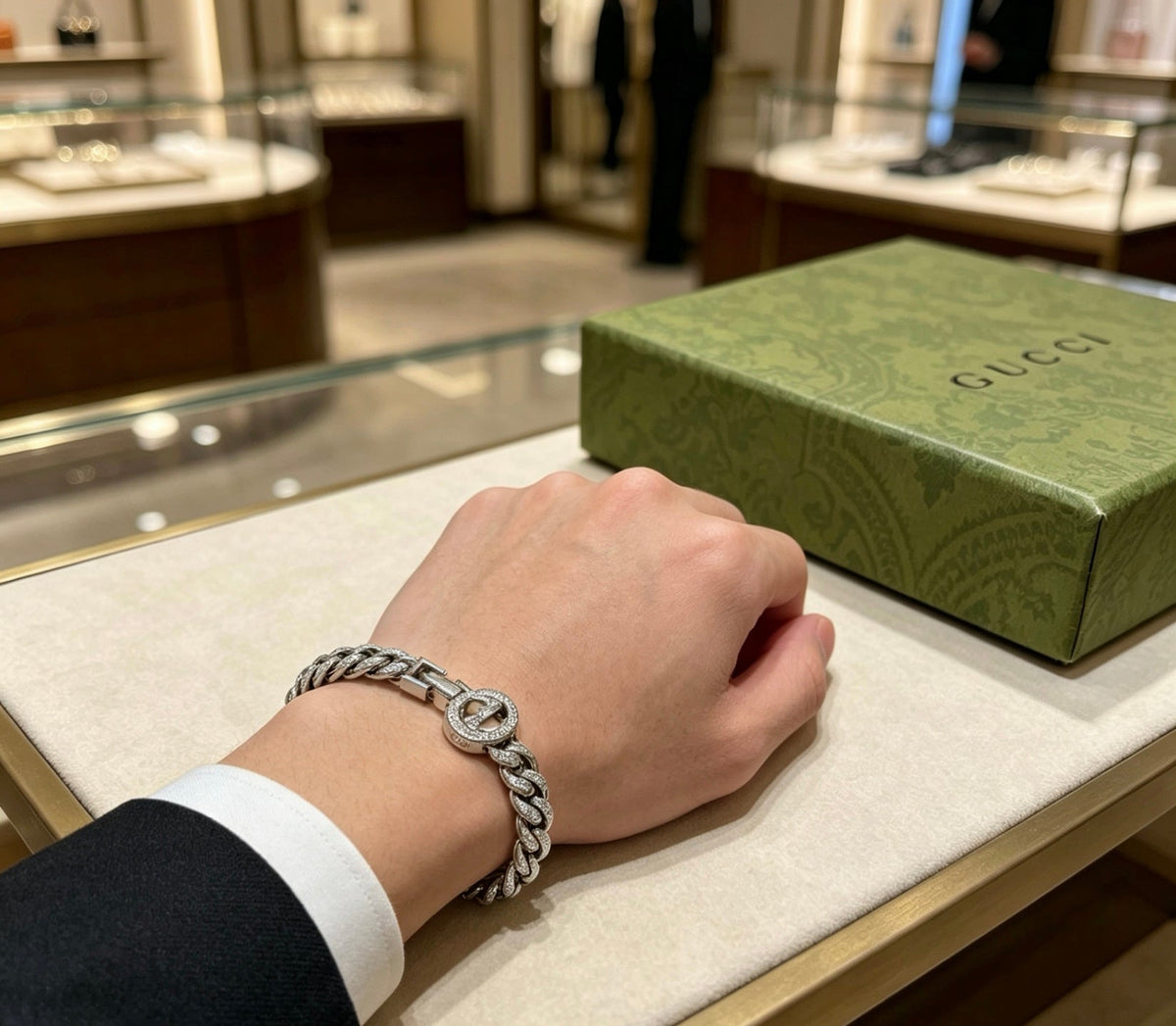 Martin Graham bracelet in polished metal-tone – main product view