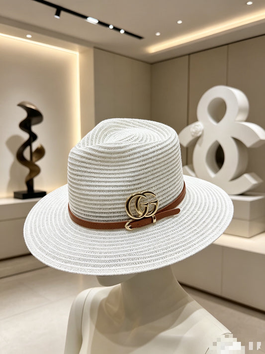 Gucci Woven Open Knit Fedora - image 1