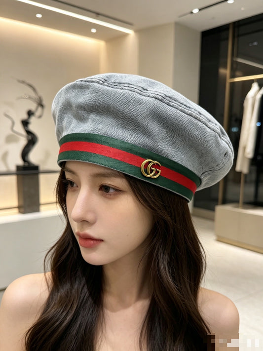 Gucci Denim Beret - image 1