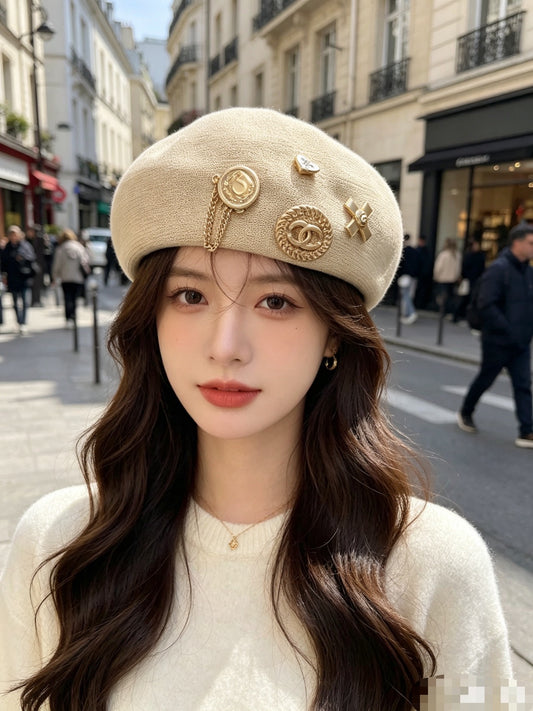 Chanel Denim Beret - image 1