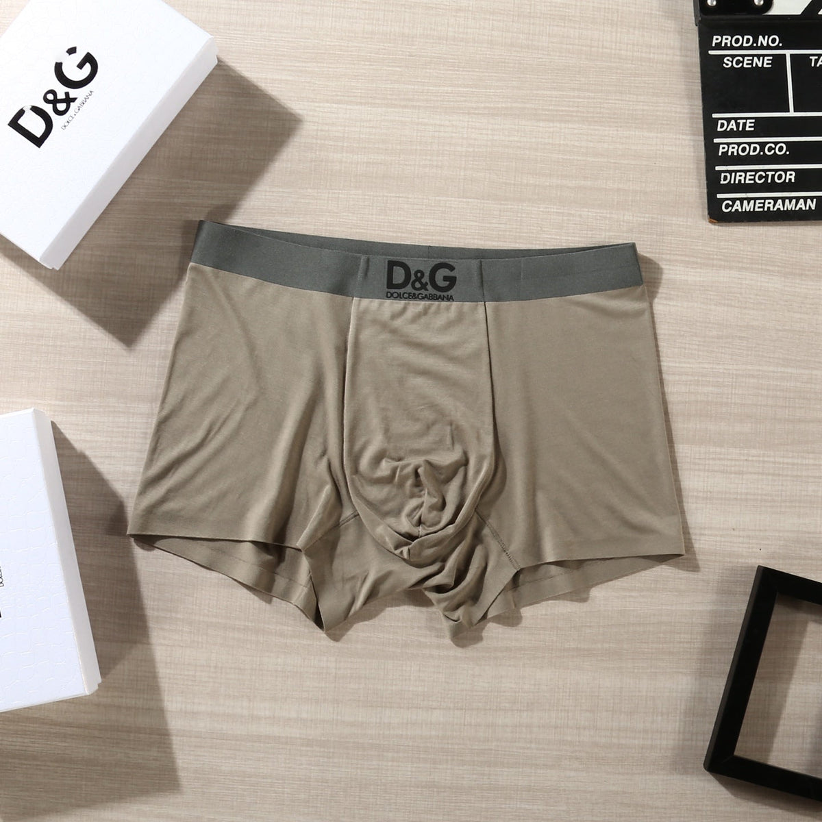 Dolce & Gabbana Contrast Logo Waistbands Men's Boxer Briefs - 3-Piece Box