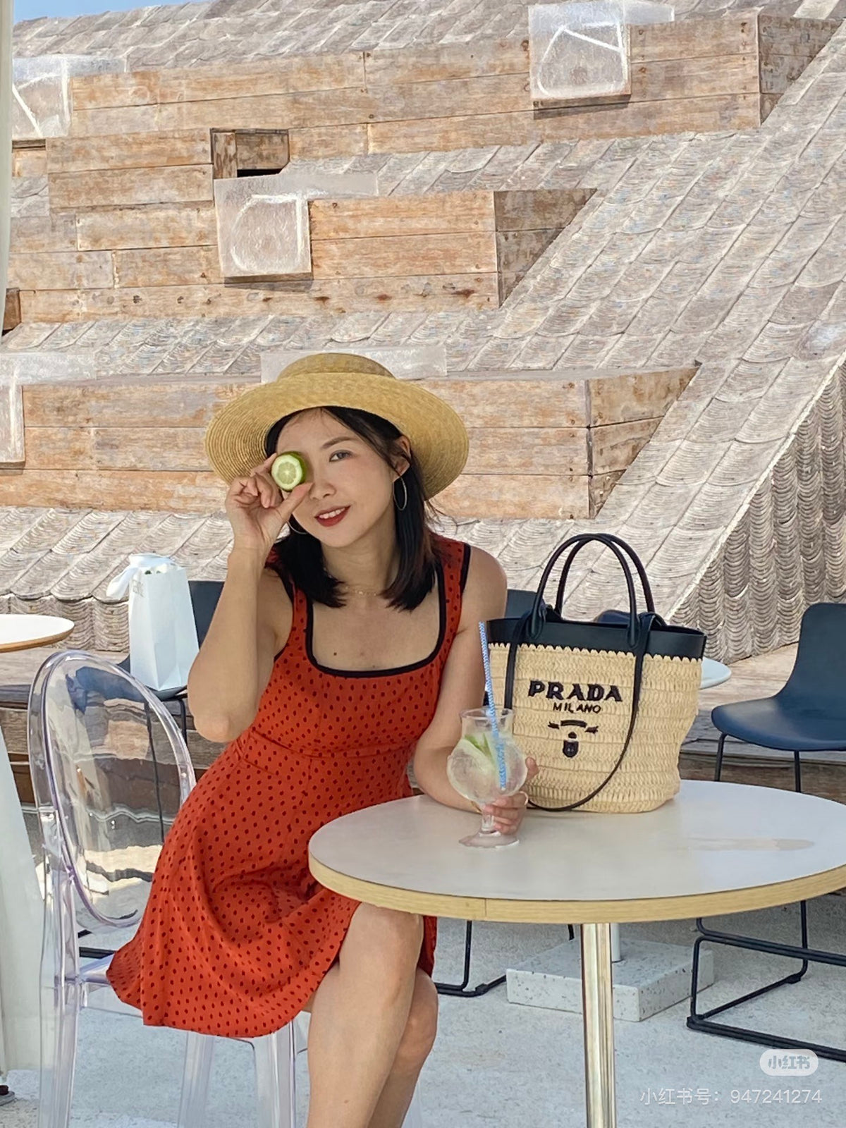 Prada Woven Hat - image 1