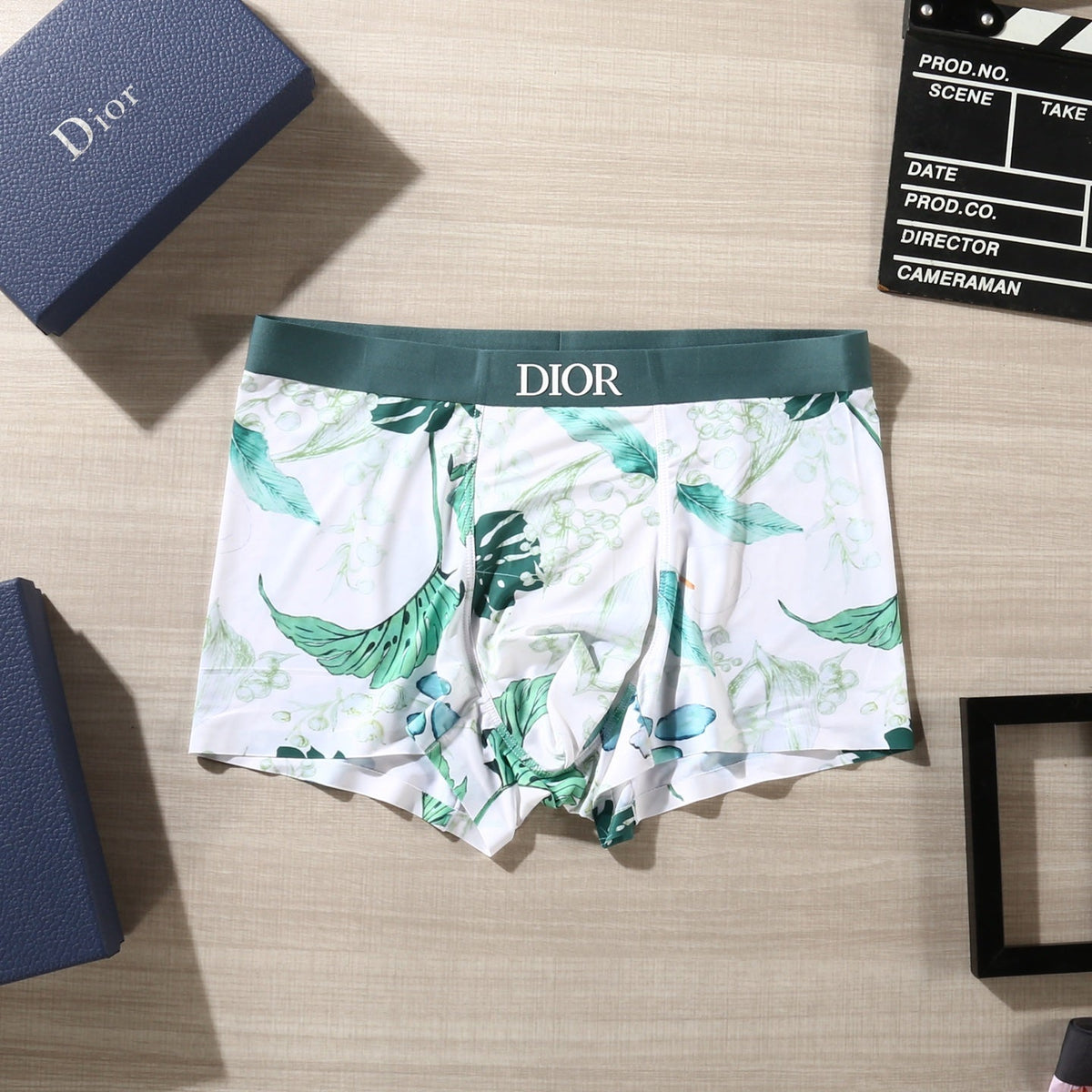 Dior Colourful Floral Graphics Men's Boxer Briefs - 3-Piece Box
