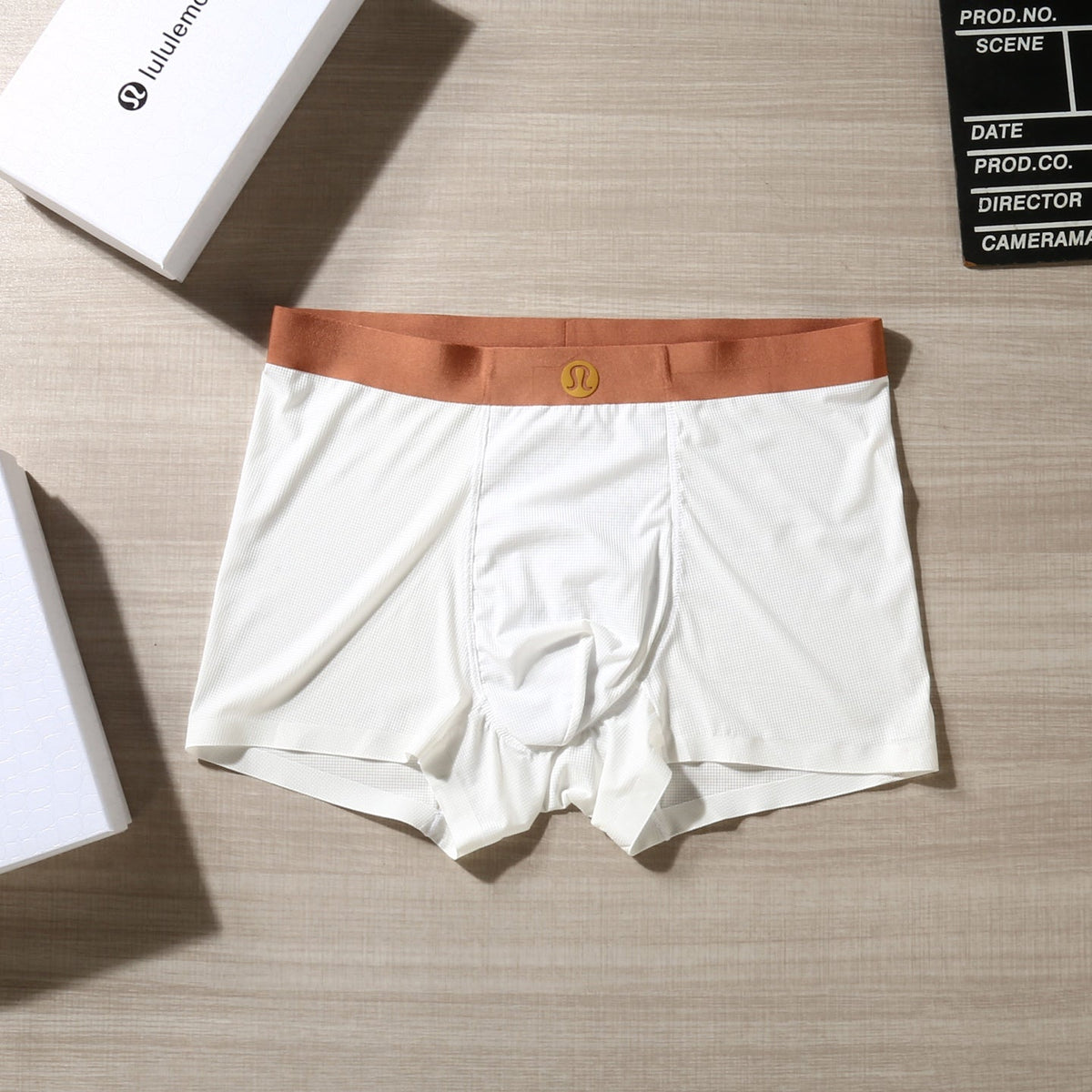 Lululemon Neutral-Tone Logo Waistbands Men's Boxer Briefs - 3-Piece Box