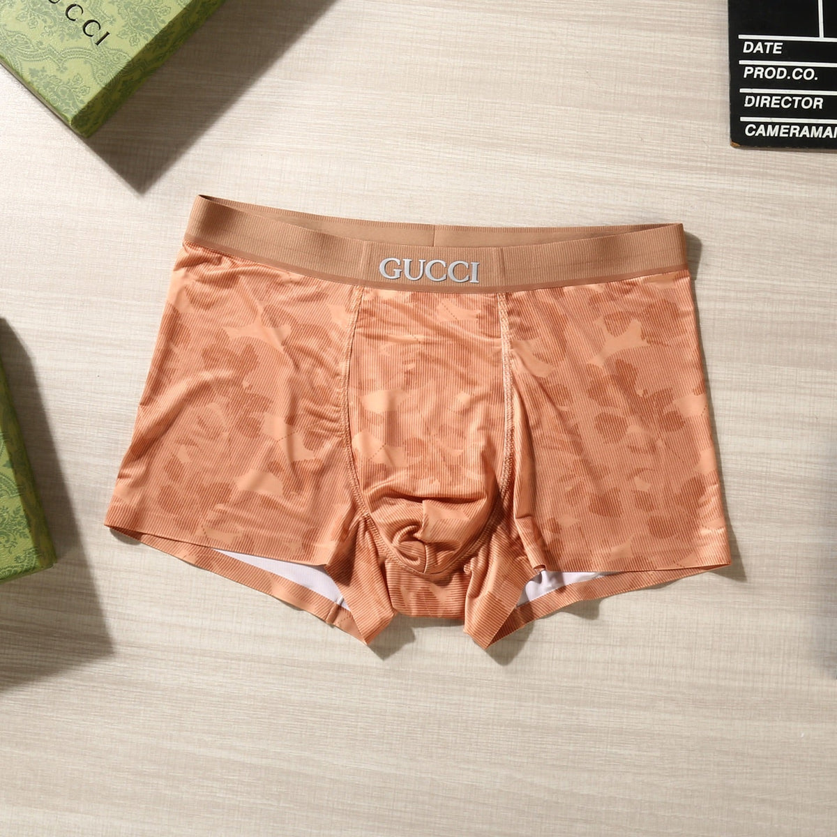 Gucci Tonal Logo Waistbands Men's Boxer Briefs - 3-Piece Box