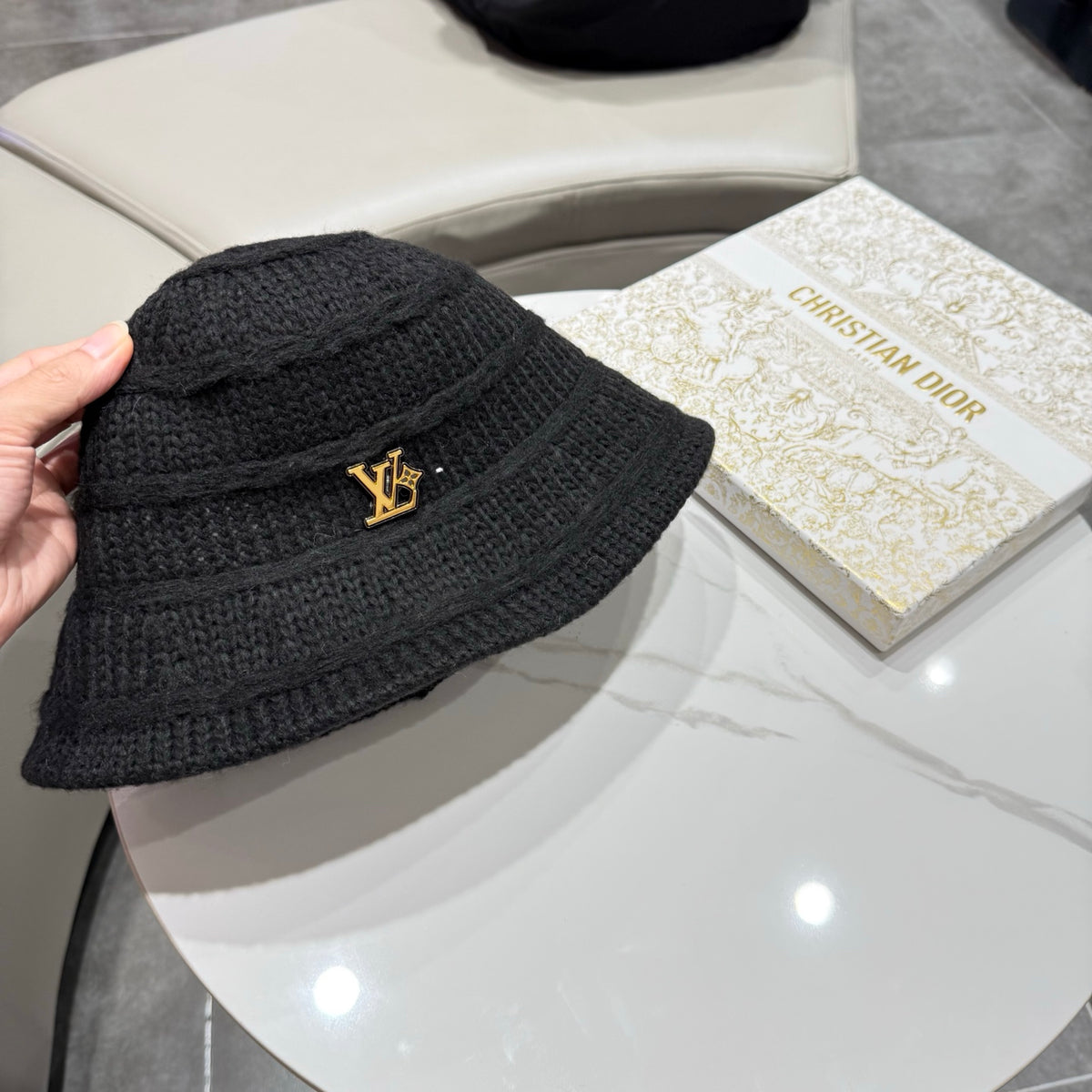Louis Vuitton Knit Bucket Hat - image 6