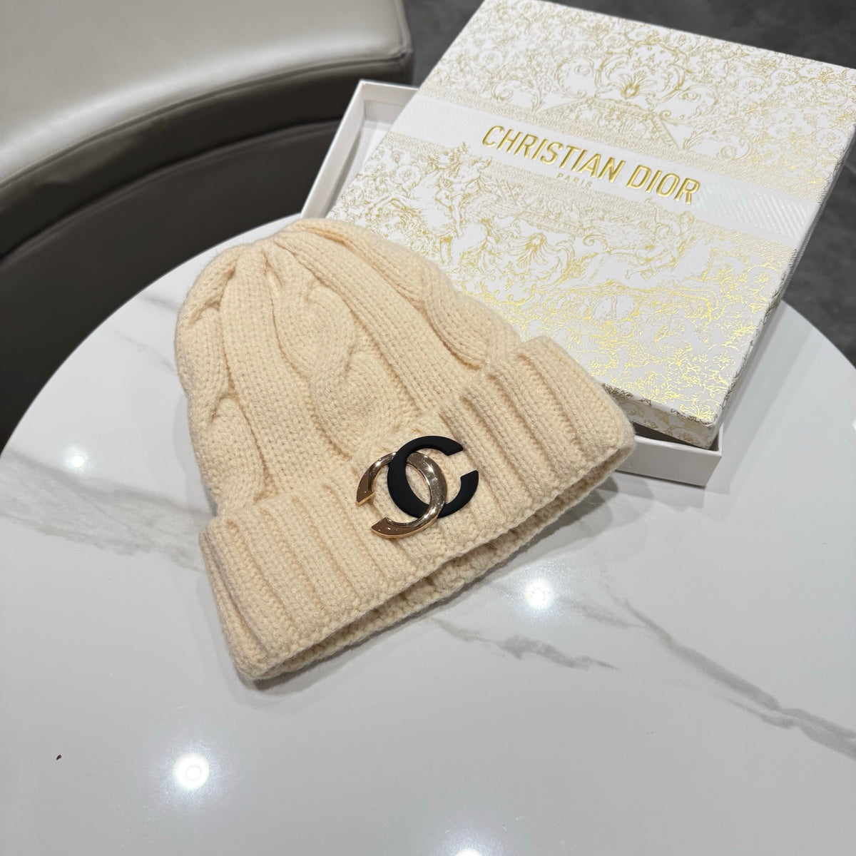 Chanel Knit Beanie - image 4