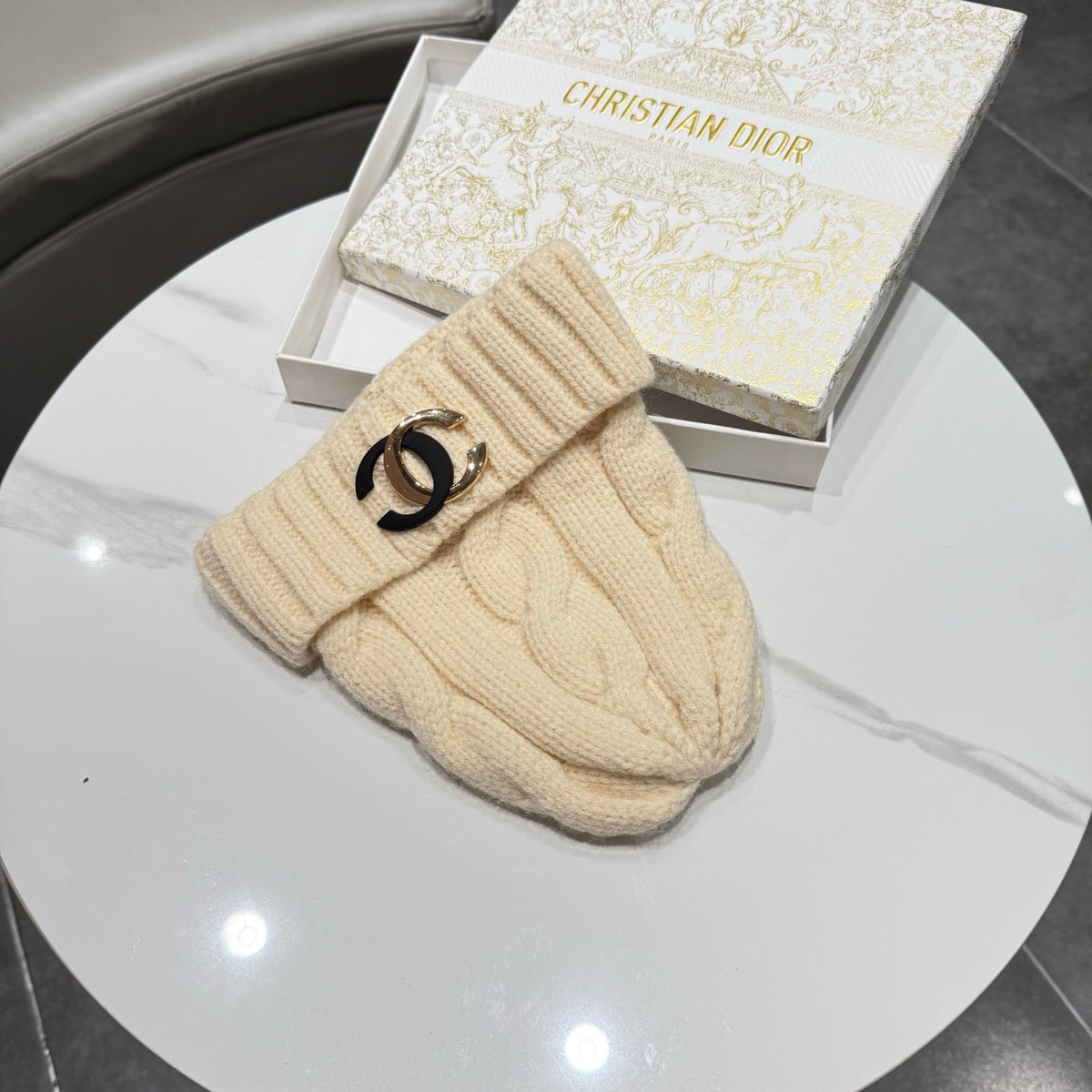 Chanel Knit Beanie - image 8