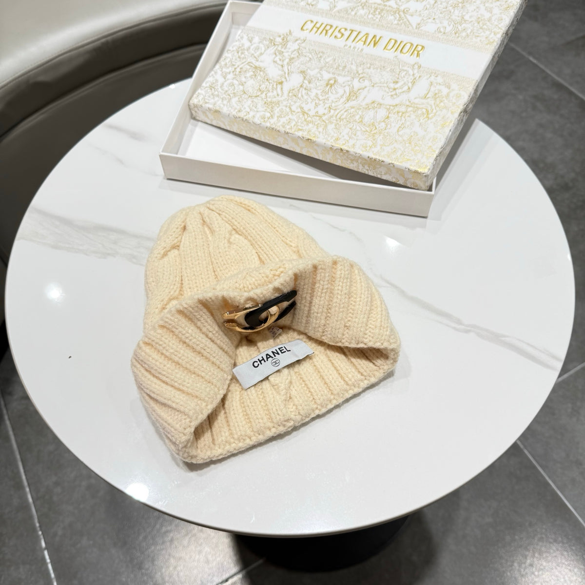 Chanel Knit Beanie - image 1