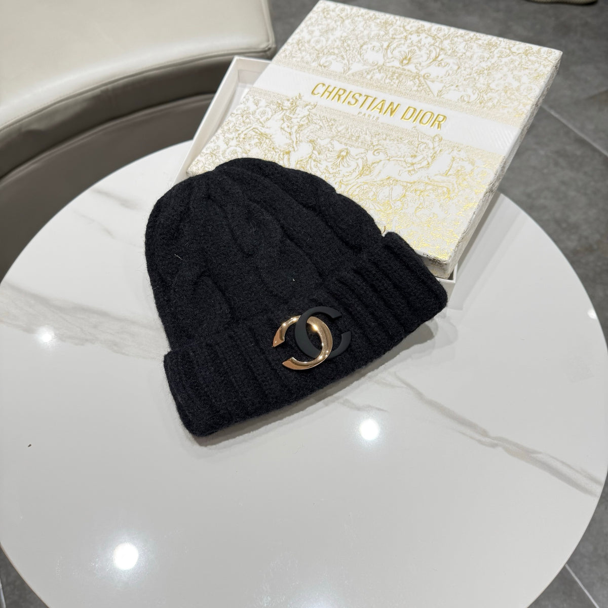 Chanel Knit Beanie - image 3