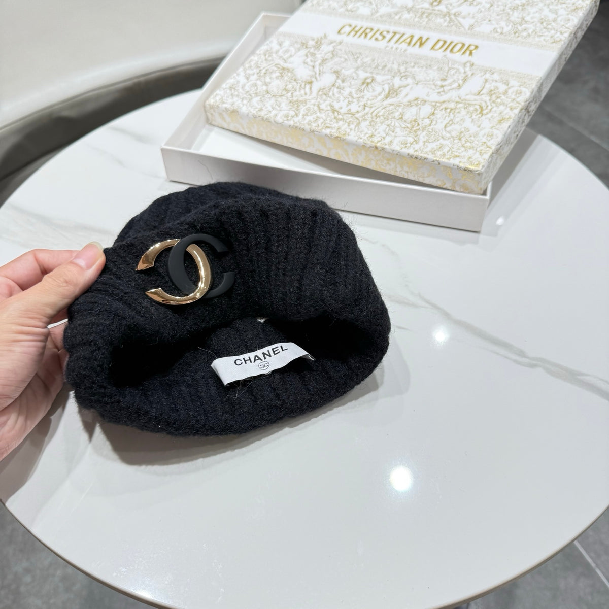 Chanel Knit Beanie - image 8