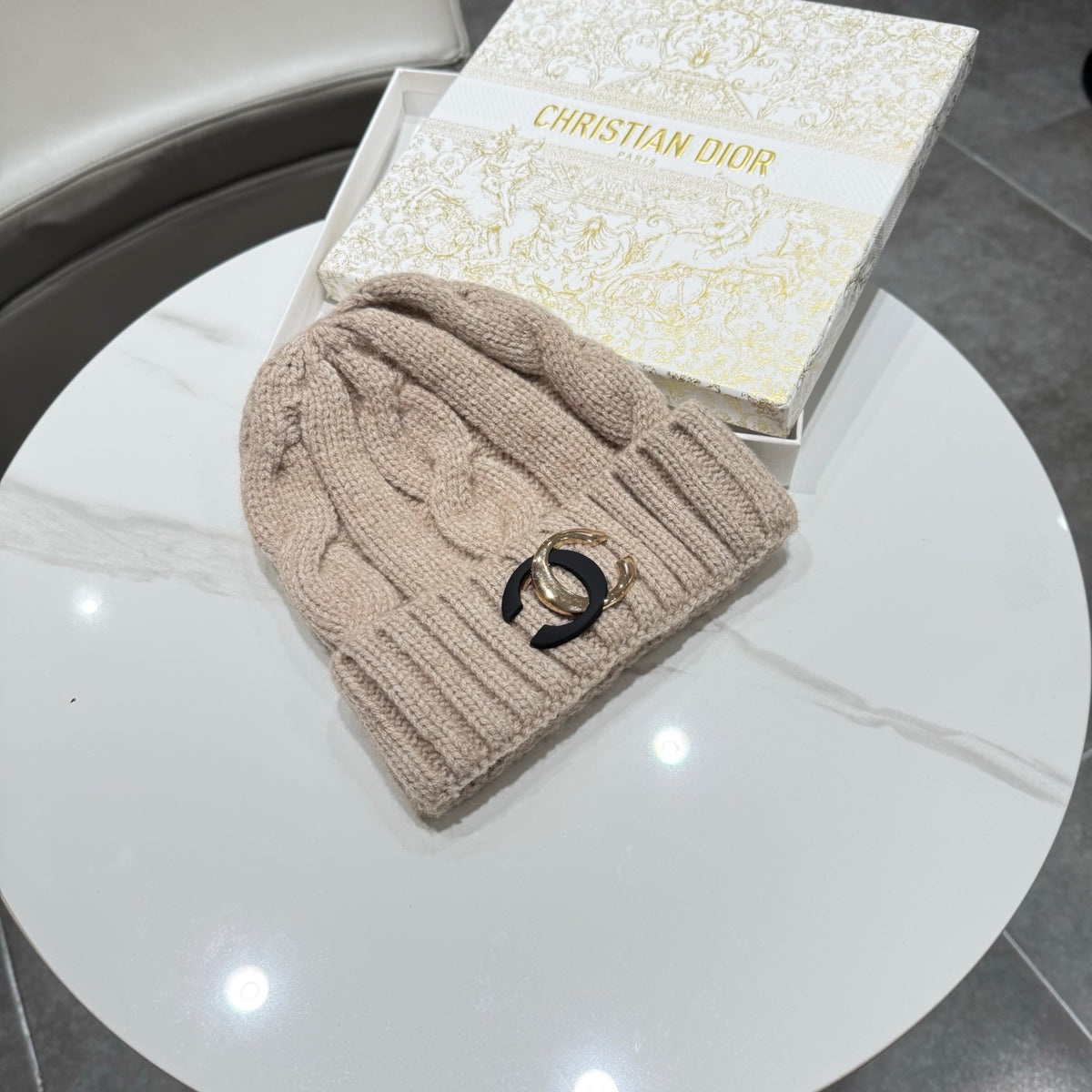 Chanel Knit Beanie - image 3