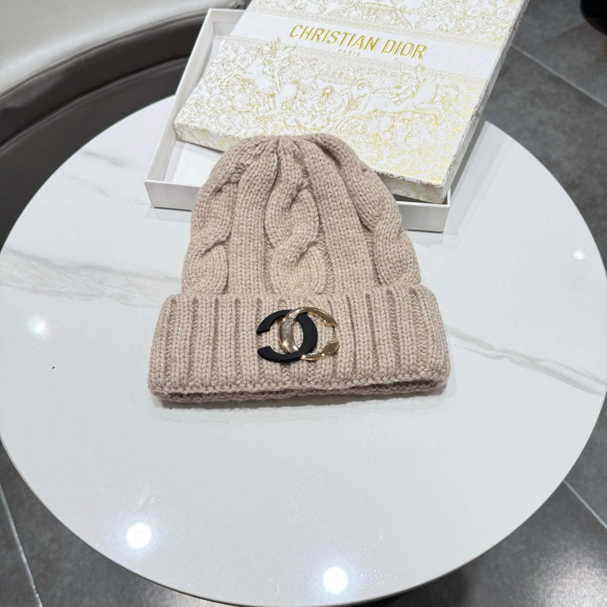 Chanel Knit Beanie - image 1