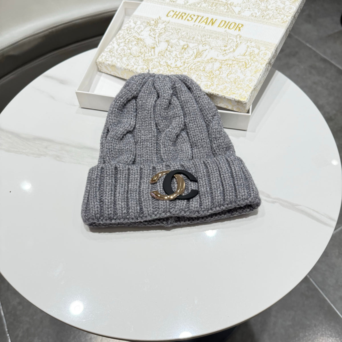 Chanel Knit Beanie - image 1