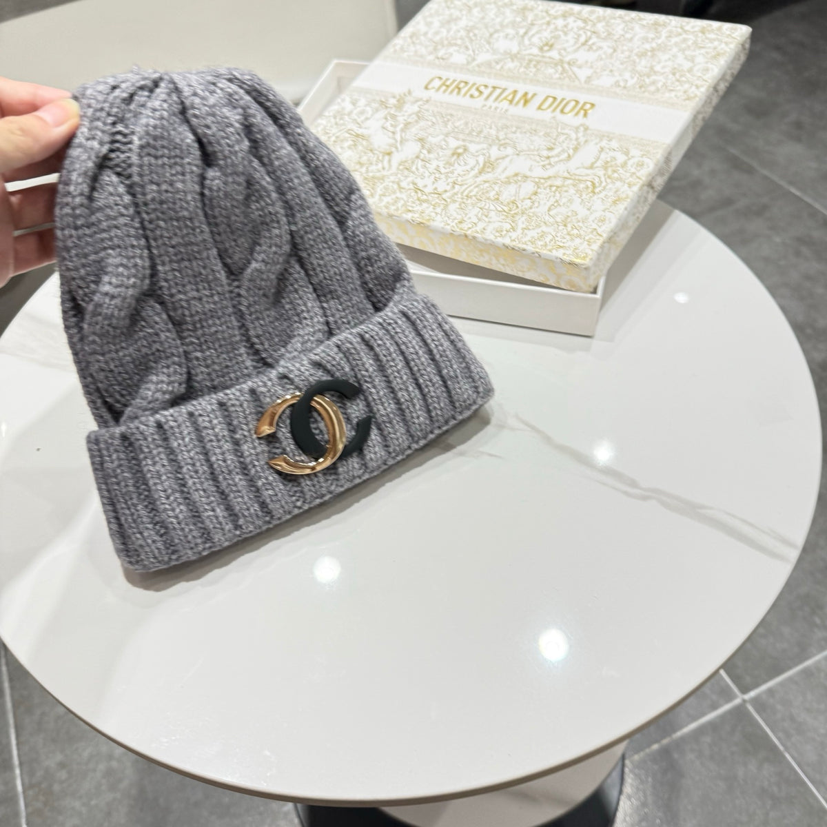 Chanel Knit Beanie - image 9