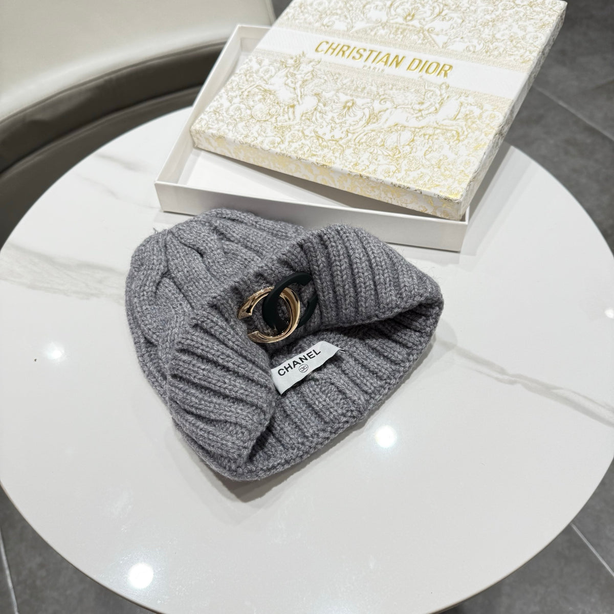 Chanel Knit Beanie - image 8