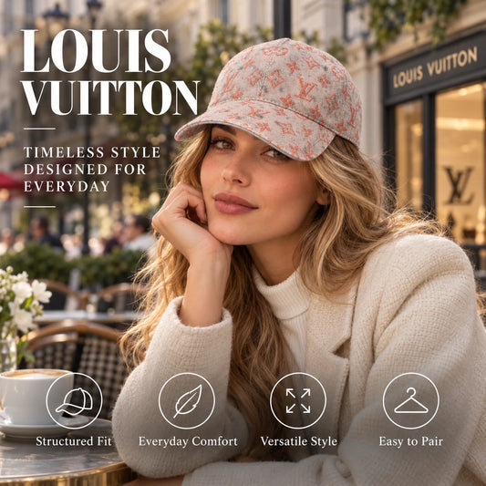 Louis Vuitton Baseball Cap worn in a premium lifestyle setting