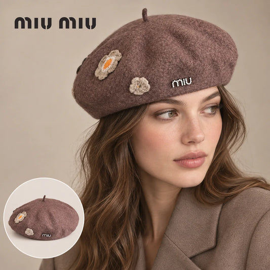 Miu Miu Cashmere Beret - image 1