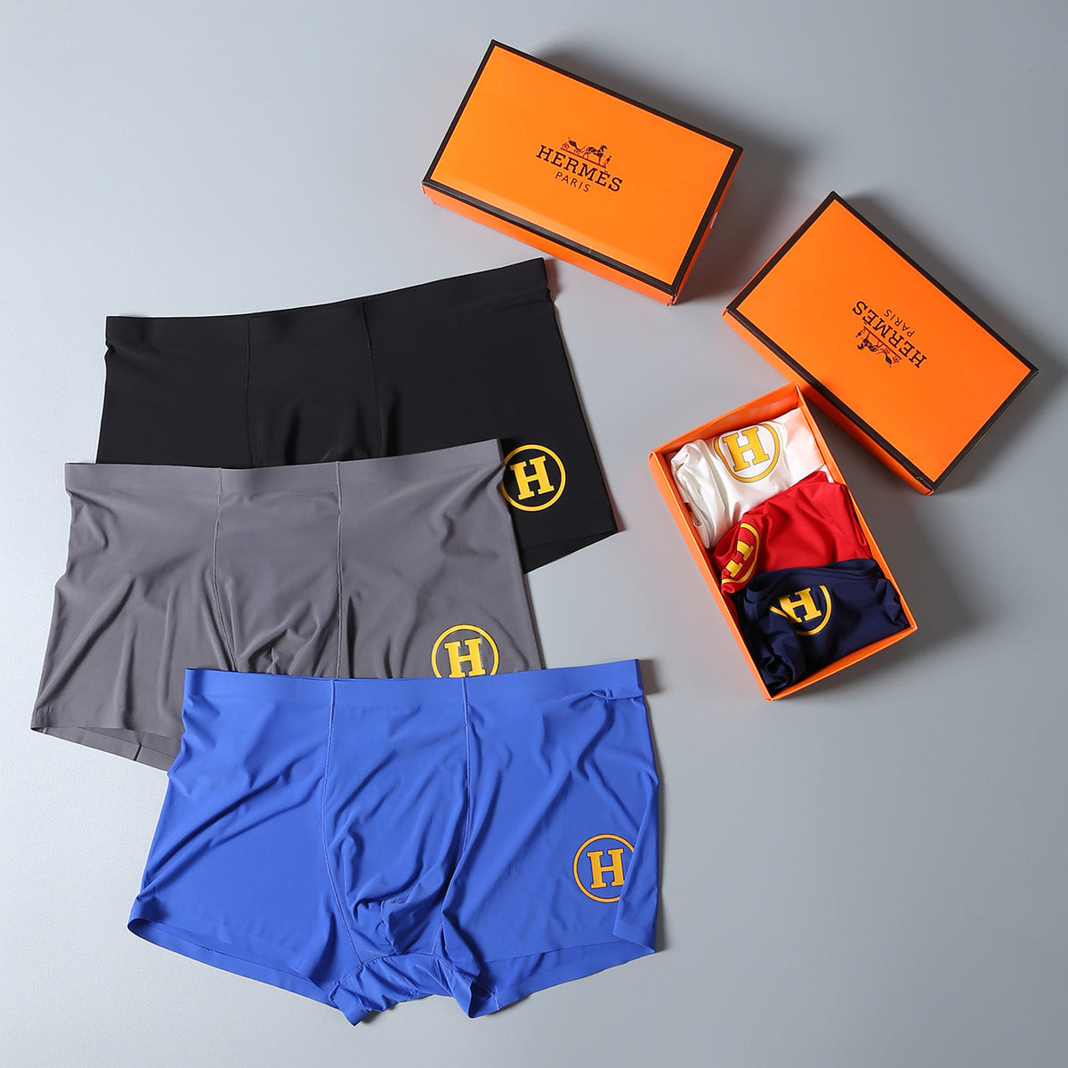 Hermes Modal Men's Boxer Briefs - 3-Piece Box