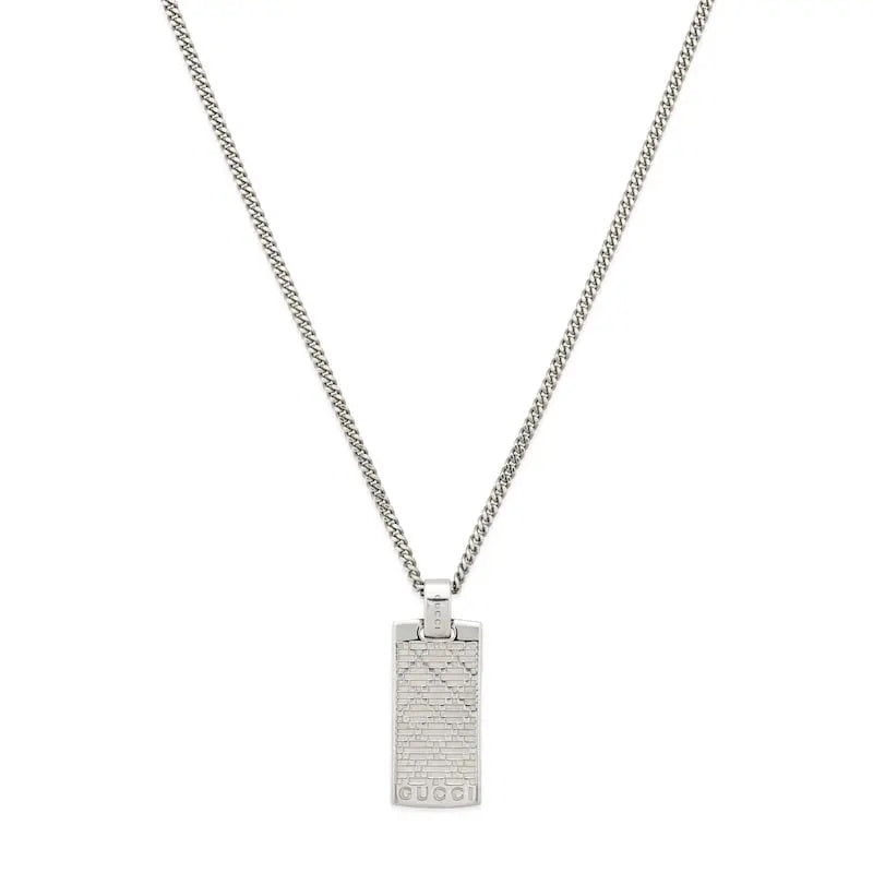 Martin Graham pendant necklace in polished metal-tone – main product view