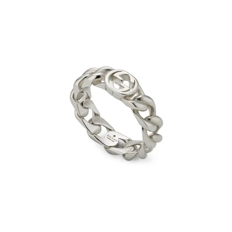 Martin Graham ring in polished metal-tone – front product view
