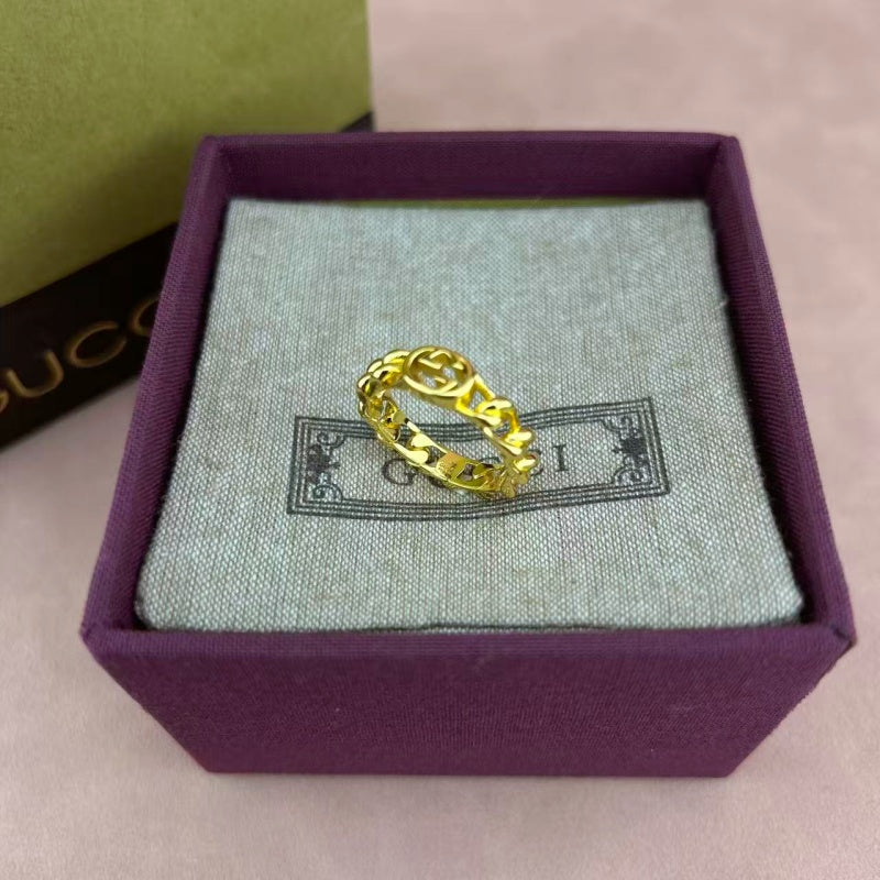 Martin Graham ring in polished metal-tone – main product view