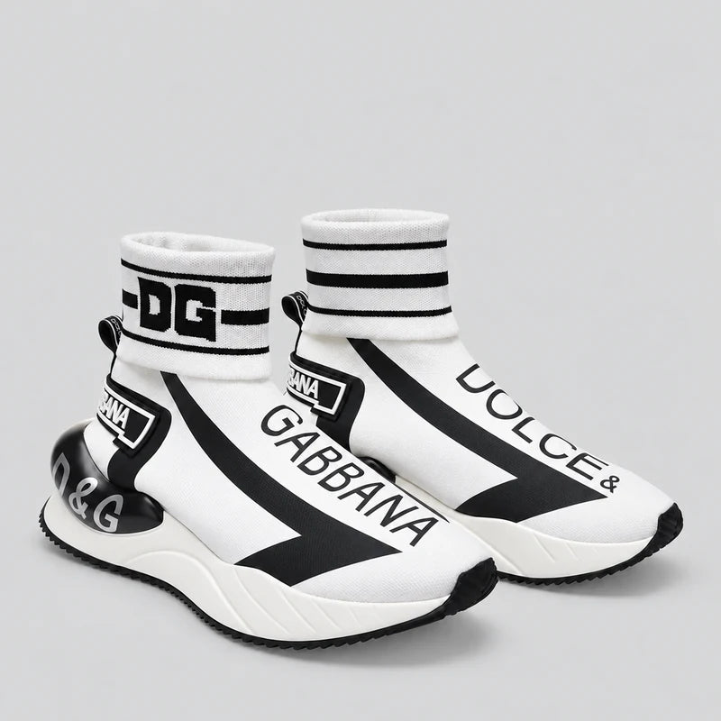 D*G  Premium Flyknit Casual Shoes - Designer Men's Sneakers in 5 Colors