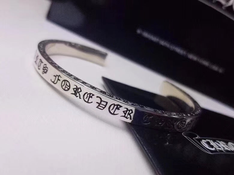 Martin Graham bangle in polished metal-tone – main product view