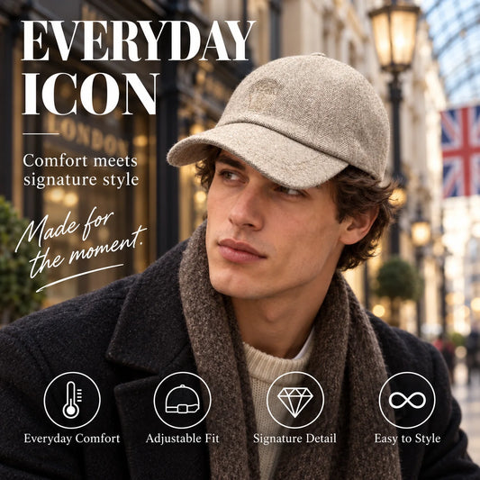 Brunello Baseball Cap worn in a premium lifestyle setting